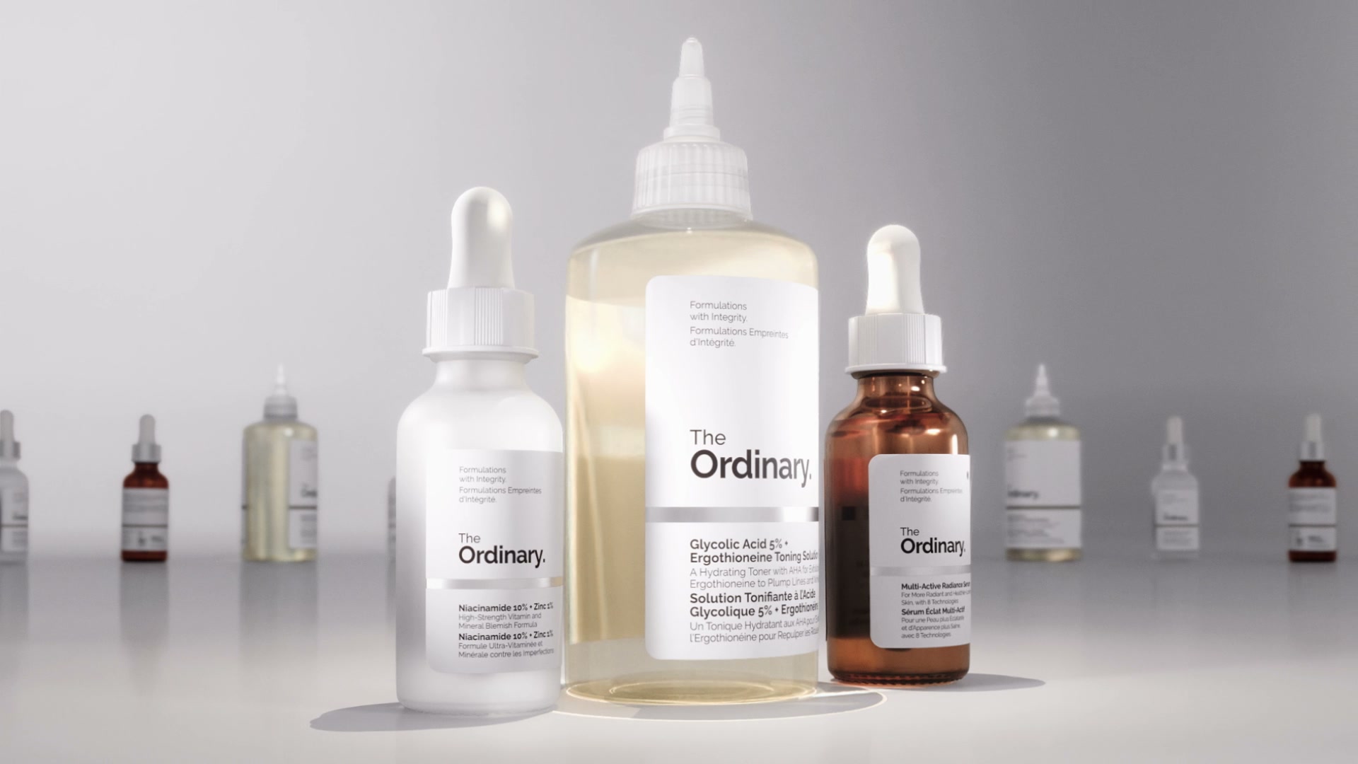 Landscape / the three-product composition.